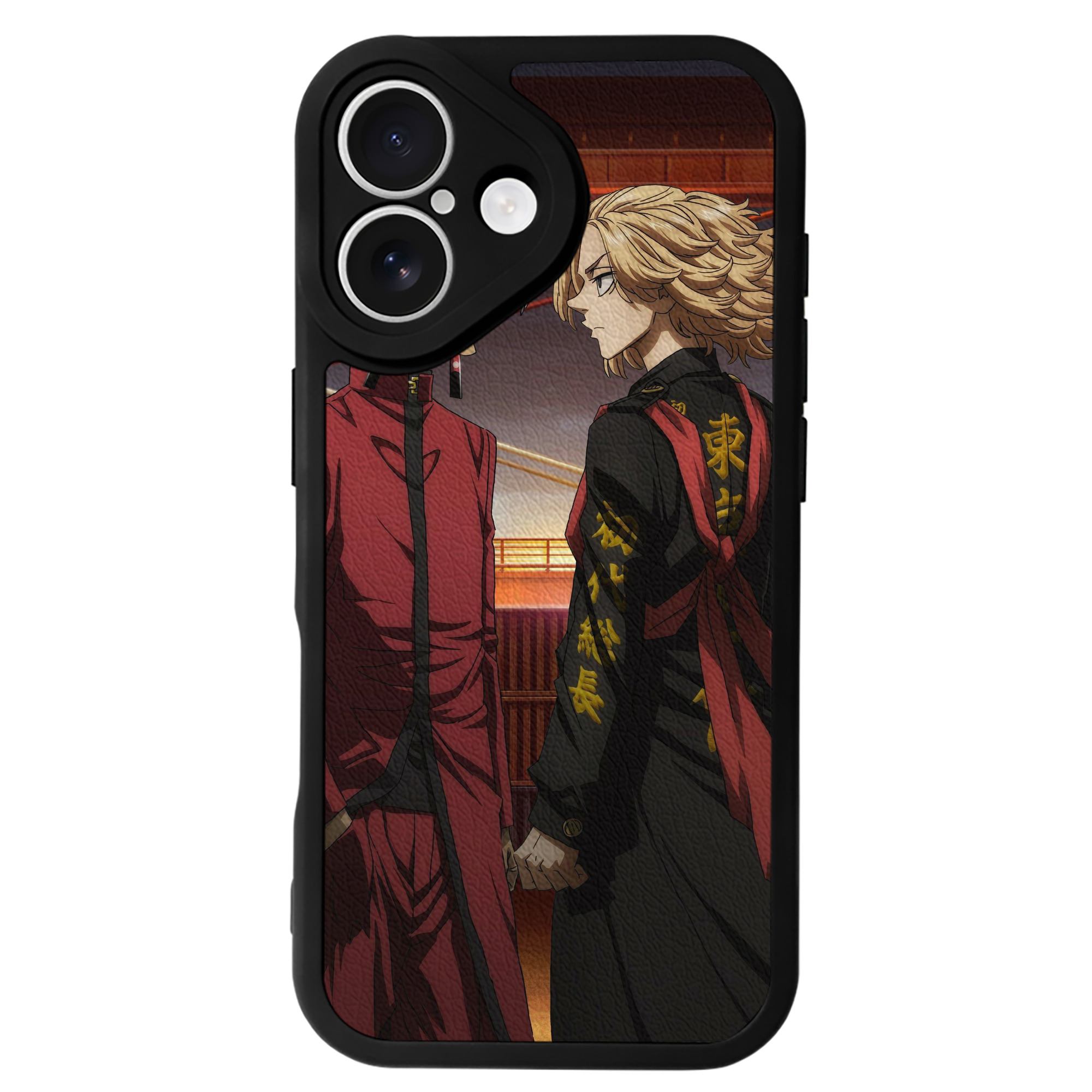 （画像用） 東京リベンジャーズ Tokyo Revengers 【iPhone 16シリーズ対応】シリコンスマホケース（レザー調） 材質：シリコン